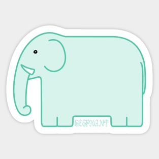 Elephant Sticker